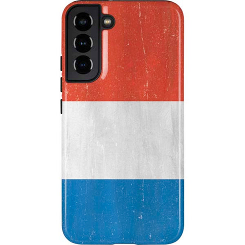 Netherlands Flag Distressed Galaxy S22 Plus Pro Case